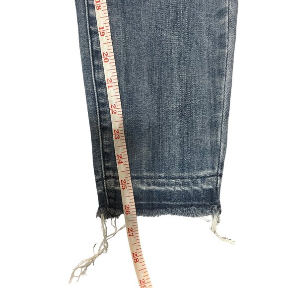 BULLHEAD Women's Size 26 Vintage Rip & Repair Jeans Distressed Skinny Casual Y2K - Picture 13 of 14